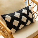 GobekUsa Boho Geometric Tufted Cushion Cover with Fringe - 45X45/30X50CM