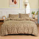 GobekUsa Leopard Print Bedding Set - Duvet Cover, Bed Sheets, Pillowcases