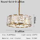 GobekUsa Crystal Pendant Chandelier - Ideal for Living Room, Bedroom, Kitchen, or Wine Shop.