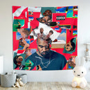 GobekUsa Kanye's West Wall Tapestry: Music Album Cover Poster for Bedroom Decoration