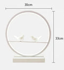 GobekUsa Angel Doll Bird Table Lamp: Romantic LED Lighting for Home Decor