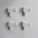 GobekUsa Ceiling Track Rail Connector Set: Black/White, Straight/Cross, 0.5m/1m, 2-Wire