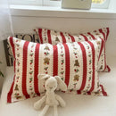 GobekUsa Korean Floral Cotton Pillowcase 40x60cm, 48x74cm, 50x80cm, Home Cushion Cover