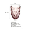 GobekUsa 240ml Water Glass Drinkware for Cold Beverages, Perfect for Family and Friends Party
