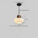 GobekUsa Glass LED Pendant Light - Modern Nordic Hanging Lamp for Home and Dining