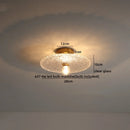 GobekUsa Glass LED Ceiling Light for Corridor Balcony Modern Indoor Lighting