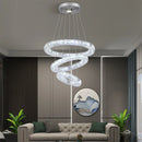 GobekUsa Crystal Chandelier Pendant Lamp for Dining Room and Bedroom