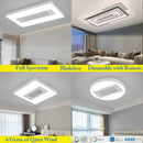 GobekUsa LED Bladeless Ceiling Fan with Remote Control for Modern Living Room