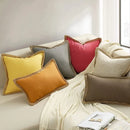 GobekUsa Linen Square Throw Pillow Covers Set - Home Decor for Sofa, Couch, Bed