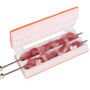 GobekUsa BBQ Meat Skewer Maker Double Row Multifunctional Reusable Kebab Tool Kitchen Camping