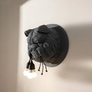 GobekUsa Bulldog Resin Wall Lamp for Stylish Home Decor Lighting