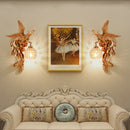 GobekUsa Dragon Phoenix Wall Light: Luxury Decor for Living Room, Bedroom, Staircase