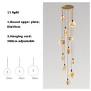GobekUsa LED Marble Gold Chandelier for Living Room, 2025 Trend Lustre Lighting