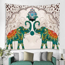 GobekUsa Elephant Tarot Psychedelic Tapestry for Home Decor and Yoga Room Zen Vibes