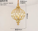 GobekUsa Art Design Crystal LED Pendant Lights Modern Kitchen Bedroom Decor