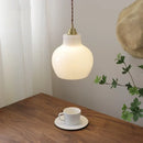 GobekUsa Green Glass LED Pendant Lights Modern Hanging Lamp Home Decor
