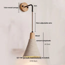 GobekUsa LED Wall Light Fixture with Pull Chain Switch - Modern Nordic Design