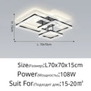 GobekUsa Acrylic Circle Chandelier Pendant Lights - Modern Indoor Lighting Decor for Living Room