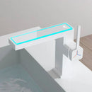 GobekUsa Gun Grey Digital Display Basin Faucet: Modern Black Bathroom Sink Tap with Temperature Display