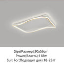 GobekUsa Golden LED Ceiling Chandelier: Modern Simplicity for Living, Dining, and Bedrooms