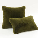 GobekUsa Green Embroidered Tufted Cushion Cover - Modern Minimalism Art Design