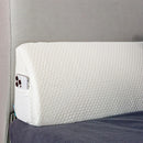 GobekUsa Bed Wedge Pillow Memory Foam Mattress Gap Filler with 2 Large Side Pockets