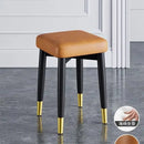 GobekUsa Low Square Stool Bench for Dining Kitchen Portable Table Furniture