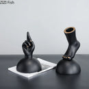 GobekUsa Hand & Foot Statue Artwork: Abstract Sculpture Ornaments for Room Decor