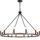 GobekUsa Iron Candle Chandelier for Living Room Bedroom Dining Room