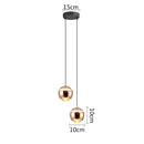 GobekUsa Ball Pendant Lights for Bedroom, Dining Room, and Kitchen Island
