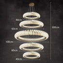 GobekUsa Crystal Chandelier: Elegant Living & Dining Room Pendant Lighting