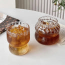 GobekUsa Gourd Shape Glass Cup Set for Coffee, Whiskey, Wine, Yogurt - 300/520ml