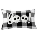 GobekUsa Halloween Ghost Embroidery Pillow for Cozy Living Room Sofa Rest