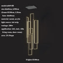 GobekUsa LED Rectangle Staircase Chandeliers Pendant Lighting Modern Living Room Decor