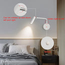 GobekUsa LED Wall Lamp: Nordic Modern Simplicity Sconce with Adjustable Switch.