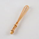 GobekUsa Bamboo Handmade Mini Small Flour Mixer Blender Egg Beater Whisk