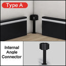GobekUsa LED Skirting Profile: Hidden Corner Recessed Aluminum Baseboard Light Strip