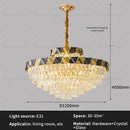 GobekUsa Crystal Chandelier: High-End Luxury Lighting for Living Room, Restaurant & More