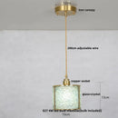 GobekUsa Crystal Glass LED Pendant Lamp, Adjustable Modern Luxury Hanging Lights