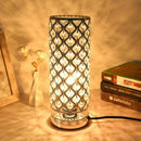 GobekUsa Crystal Touch Bedside Lamp Dimmable USB Charging Eye-Protection Design