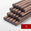GobekUsa Healthy Wood Chopsticks Set for Sushi, Reusable Household Tableware