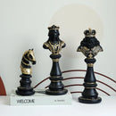 GobekUsa Chess Figurines: 30cm International Chess Set for Home Decor