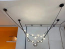 GobekUsa Leather LED Pendant Lamp: Modern Lighting for Living Room, Hall, and Villa