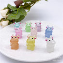 GobekUsa Kawaii Miniature Animal Figurines for Home Decor and Bookshelf Accessories