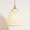 GobekUsa French Minimalism Ceramic LED Pendant Light for Home Decor