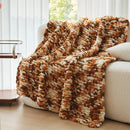 GobekUsa Knitted Jacquard Blanket Throw 130x160cm 1400g
