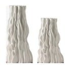 GobekUsa Abstract Irregular Trunk Fold Ceramic Vase for Home Decor