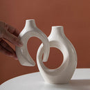 GobekUsa Ceramic Donut Candle Holder for Home Decor and Table Centerpiece