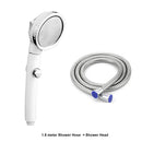 GobekUsa 3-Mode High Pressure Shower Head with Hose - Water Saving Nozzle