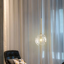 GobekUsa Bubble Glass Ball Pendant Light for Bedroom Kitchen Dining Room LED Fixture